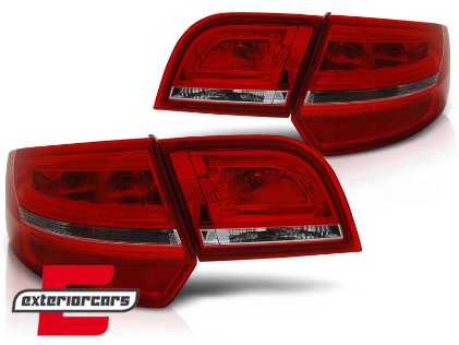 LED stražnja svjetla Facelift dizajn (crvena/kristal) / Audi A3 Sportback (2004-2008), LDAUA7