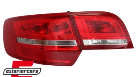 LED stražnja svjetla Facelift dizajn (crvena/kristal) / Audi A3 Sportback (2004-2008), LDAUA7