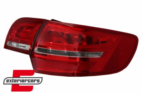 LED stražnja svjetla Facelift dizajn (crvena/kristal) / Audi A3 Sportback (2004-2008), LDAUA7