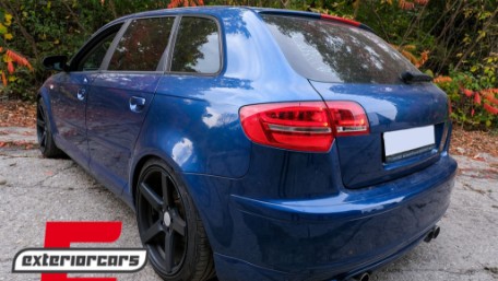 LED stražnja svjetla Facelift dizajn (crvena/kristal) / Audi A3 Sportback (2004-2008), LDAUA7