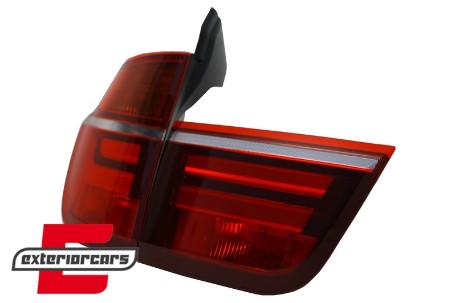 LED stražnja svjetla Facelift dizajn (crvena/kristal) / BMW X5 E70 (2007-05.2010), LDBME2
