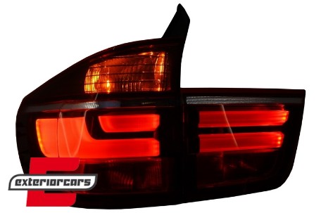 LED stražnja svjetla Facelift dizajn (crvena/kristal) / BMW X5 E70 (2007-05.2010), LDBME2