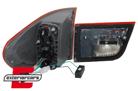 LED stražnja svjetla Facelift dizajn (crvena/kristal) / BMW X5 E70 (2007-05.2010), LDBME2