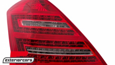 LED stražnja svjetla Facelift dizajn (crvena/kristal) / Mercedes S-klasa W221 (2005-2009), LDME50