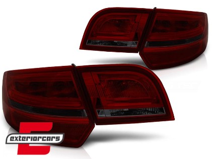 LED stražnja svjetla Facelift dizajn (crvena/smoke) / Audi A3 Sportback (2004-2008), LDAUA8