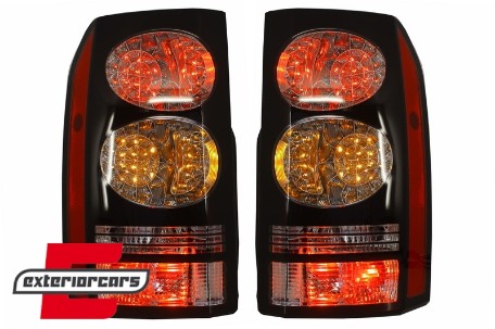 LED stražnja svjetla Facelift look (crna) / Land Rover Discovery III 3 & IV 4 (2004-2016), TLLRD4F