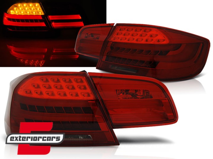 LED stražnja svjetla Facelift look (crvena/smoke) / BMW serije 3 E92 Coupe (2006-03.2010), LDBME5
