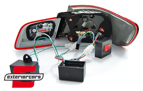 LED stražnja svjetla Facelift look (crvena/smoke) / BMW serije 3 E92 Coupe (2006-03.2010), LDBME5