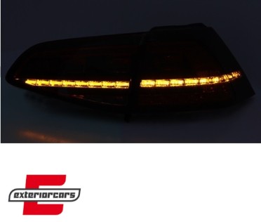 LED stražnja svjetla GTI look (crvena/kristal) / VW Golf 7 VII (2013-2017), LDVWE8