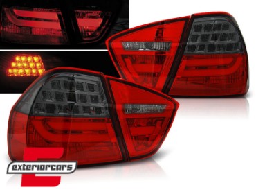 LED stražnja svjetla LCI LightBar dizajn (crvena/smoke) / BMW serije 3 E90 limuzina (2005-2008), LDBMC6