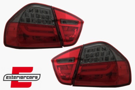 LED stražnja svjetla LCI LightBar dizajn (crvena/smoke) / BMW serije 3 E90 limuzina (2005-2008), LDBMC6