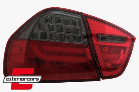 LED stražnja svjetla LCI LightBar dizajn (crvena/smoke) / BMW serije 3 E90 limuzina (2005-2008), LDBMC6