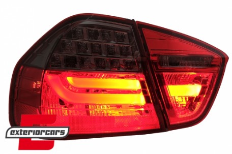 LED stražnja svjetla LCI LightBar dizajn (crvena/smoke) / BMW serije 3 E90 limuzina (2005-2008), LDBMC6