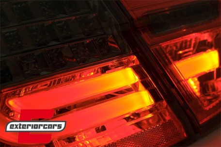LED stražnja svjetla LCI LightBar dizajn (crvena/smoke) / BMW serije 3 E90 limuzina (2005-2008), LDBMC6