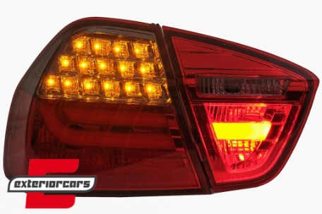 LED stražnja svjetla LCI LightBar dizajn (crvena/smoke) / BMW serije 3 E90 limuzina (2005-2008), LDBMC6
