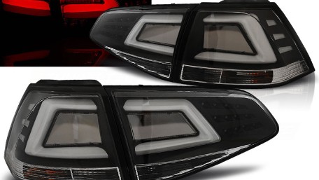 LED stražnja svjetla LedBar (crna) / VW Golf 7 VII (2013-2017), LDVW04
