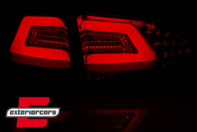 LED stražnja svjetla LedBar (crna/smoke) / VW Golf 7 VII (2013-2017), LDVW03