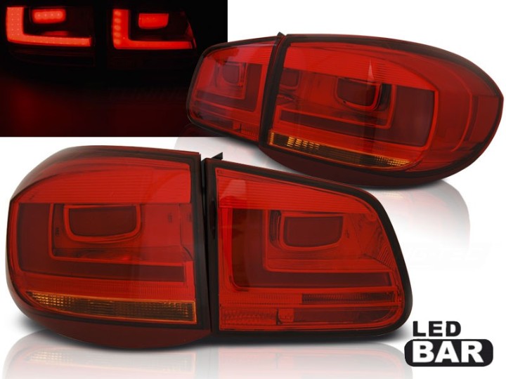 LED stražnja svjetla LedBar (crvena) / Volkswagen Tiguan I (10.2007-2011), LDVWH1