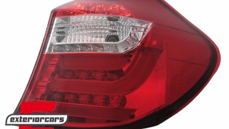 LED stražnja svjetla LedBar (crvena/kristal) / BMW serije 1 E81 E87 (09.2007-2011), LDBM87
