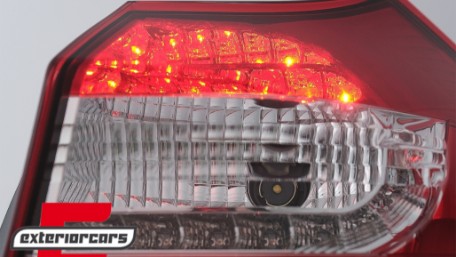 LED stražnja svjetla LedBar (crvena/kristal) / BMW serije 1 E81 E87 (09.2007-2011), LDBM87
