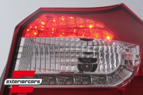 LED stražnja svjetla LedBar (crvena/kristal) / BMW serije 1 E81 E87 (09.2007-2011), LDBM87