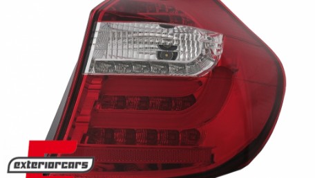 LED stražnja svjetla LedBar (crvena/kristal) / BMW serije 1 E81 E87 (09.2007-2011), LDBM87