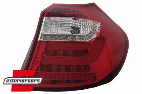 LED stražnja svjetla LedBar (crvena/kristal) / BMW serije 1 E81 E87 (09.2007-2011), LDBM87