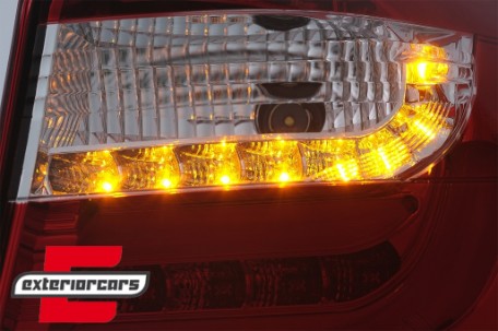 LED stražnja svjetla LedBar (crvena/kristal) / BMW serije 1 E81 E87 (09.2007-2011), LDBM87