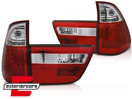 LED stražnja svjetla LedBar (crvena/kristal) / BMW X5 E53 (1999-10.2003), LDBMI6