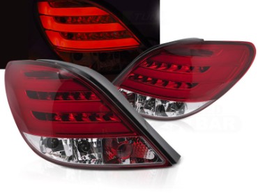 LED stražnja svjetla LedBar (crvena/kristal) / Peugeot 207 hatchback (05.2006-06.2009) 3V 5V, LDPE25