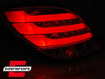 LED stražnja svjetla LedBar (crvena/kristal) / Peugeot 207 hatchback (05.2006-06.2009) 3V 5V, LDPE25