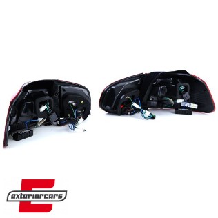 LED stražnja svjetla LedBar (crvena/kristal) / Volkswagen Golf VI (2008-2013), LDVWC9