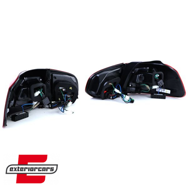 LED stražnja svjetla LedBar (crvena/kristal) / Volkswagen Golf VI (2008-2013), LDVWC9