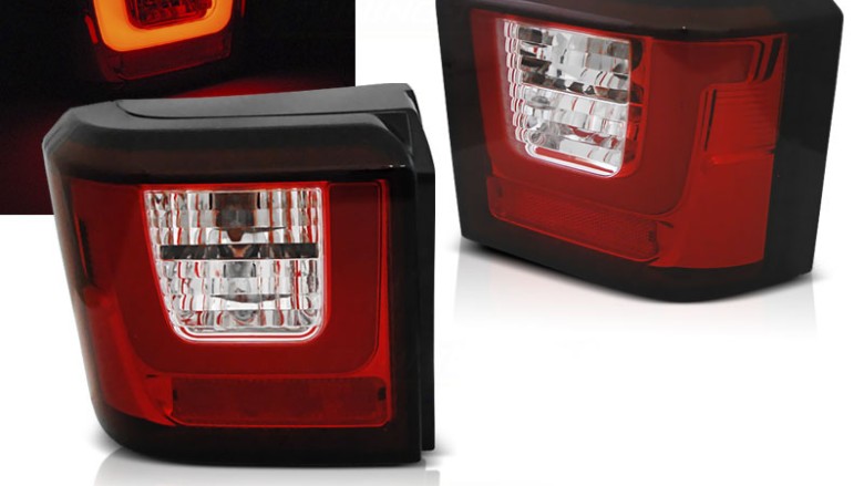 LED stražnja svjetla LedBar (crvena/kristal) / Volkswagen T4 (1990-03.2003), LDVWM0