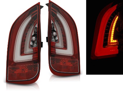 LED stražnja svjetla LedBar (crvena/kristal) / Volkswagen UP! - Škoda Citigo, LDVWF1