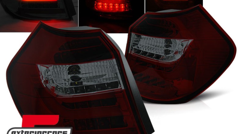 LED stražnja svjetla LedBar (crvena/smoke) / BMW serije 1 E81 E87 (09.2007-2011), LDBM88