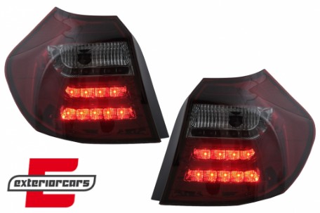 LED stražnja svjetla LedBar (crvena/smoke) / BMW serije 1 E81 E87 (09.2007-2011), LDBM88