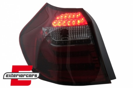 LED stražnja svjetla LedBar (crvena/smoke) / BMW serije 1 E81 E87 (09.2007-2011), LDBM88