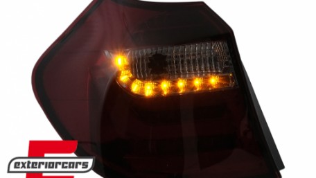 LED stražnja svjetla LedBar (crvena/smoke) / BMW serije 1 E81 E87 (09.2007-2011), LDBM88