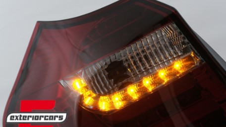 LED stražnja svjetla LedBar (crvena/smoke) / BMW serije 1 E81 E87 (09.2007-2011), LDBM88