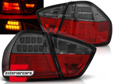 LED stražnja svjetla LedBar (crvena/smoke) / BMW serije 3 E90 limuzina (2005-2008), LDBM73