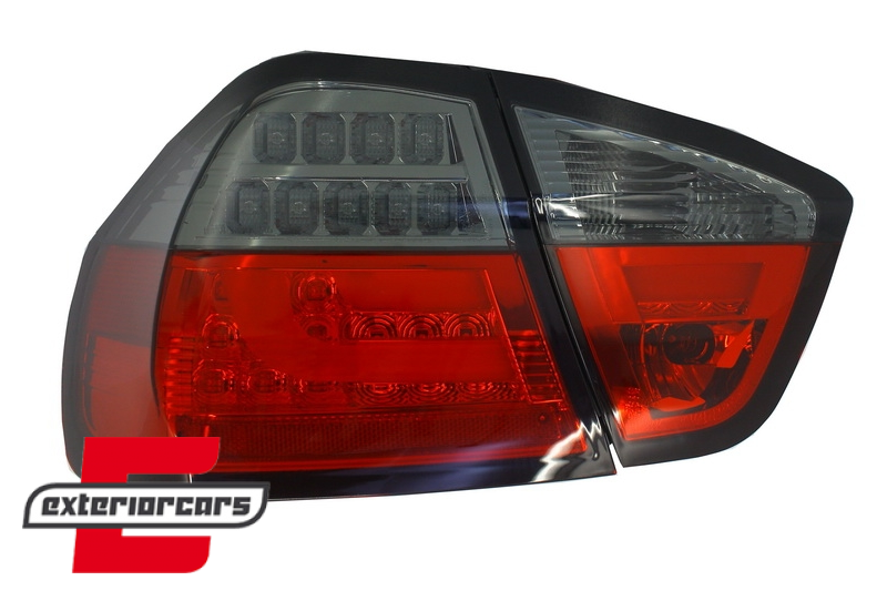 LED stražnja svjetla LedBar (crvena/smoke) / BMW serije 3 E90 limuzina (2005-2008), LDBM73
