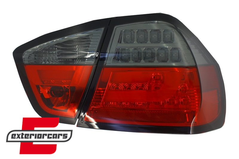 LED stražnja svjetla LedBar (crvena/smoke) / BMW serije 3 E90 limuzina (2005-2008), LDBM73