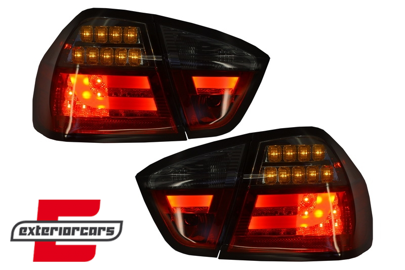 LED stražnja svjetla LedBar (crvena/smoke) / BMW serije 3 E90 limuzina (2005-2008), LDBM73