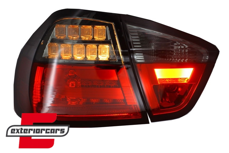LED stražnja svjetla LedBar (crvena/smoke) / BMW serije 3 E90 limuzina (2005-2008), LDBM73