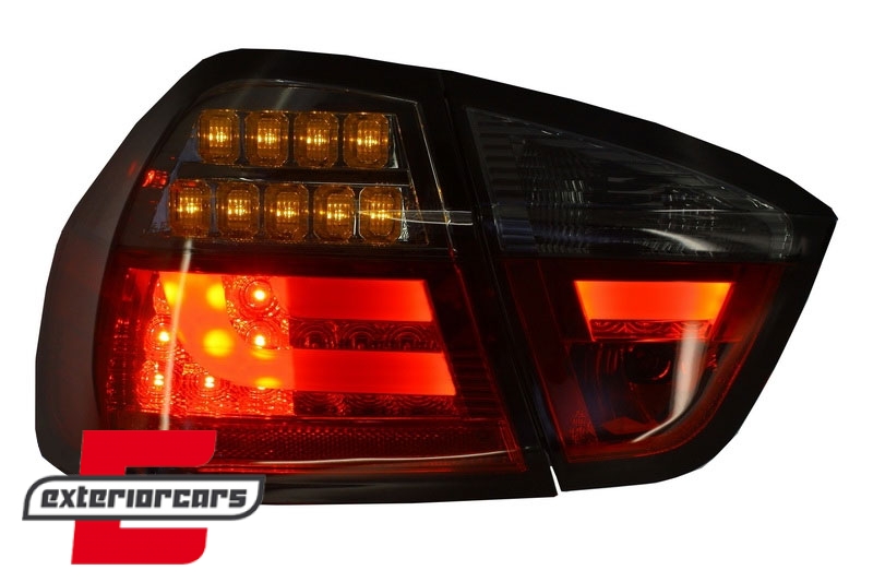 LED stražnja svjetla LedBar (crvena/smoke) / BMW serije 3 E90 limuzina (2005-2008), LDBM73