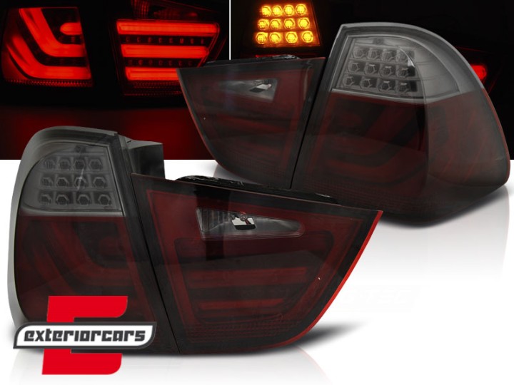 LED stražnja svjetla LedBar (crvena/smoke) / BMW serije 3 E91 LCI (2008-2011) karavan, LDBMC0