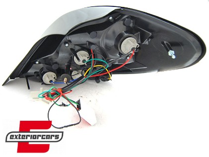 LED stražnja svjetla LedBar (crvena/smoke) / Peugeot 207 hatchback (05.2006-06.2009) 3V 5V, LDPE26