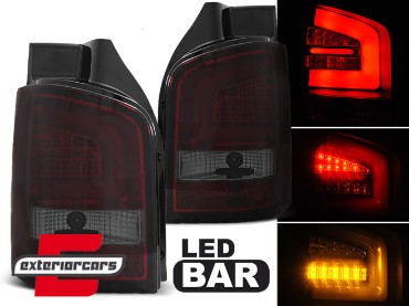 LED stražnja svjetla LedBar (crvena/smoke) / Volkswagen T5 (04.2003-08.2009), LDVW94