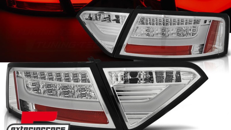 LED stražnja svjetla LedBar dizajn (chrome) / Audi A5 8T Coupe Cabrio Sportback (2007-2011), LDAUE0